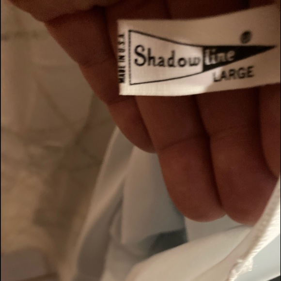 Vintage shadow Line pale blue long nightgown - Picture 3 of 3